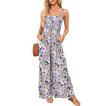 Ursula Floral Wide-Leg Spring Jumpsuit