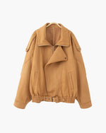 Vintage Suede Drape Jacket, women's drape jacket – view 2