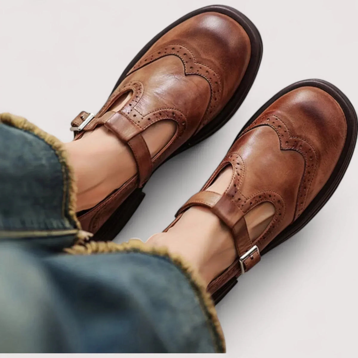 Franziska Orthopedic Mary Jane Flats