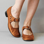 Jana Buckle Strap Shoes