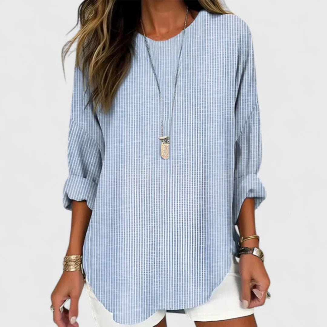 Natascha Striped Relaxed Fit Blouse