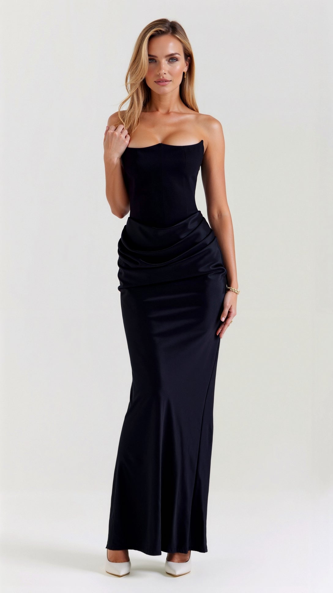 Maria Column Maxi Wedding Guest Dress