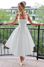 Lydia Halter Midi Wedding Guest Dress