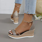 Karin Platform Wedge Strap Sandals