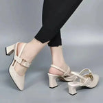 Hanna Block Heel Mary Jane Pumps
