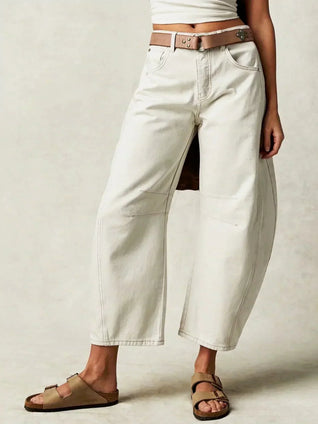 Gabriela Printed Wide-Leg Jeans