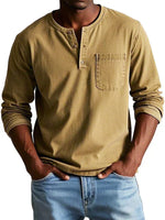 Philipp Long-Sleeve Henley Shirt