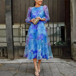 Anna Formal Floral Midi Dress