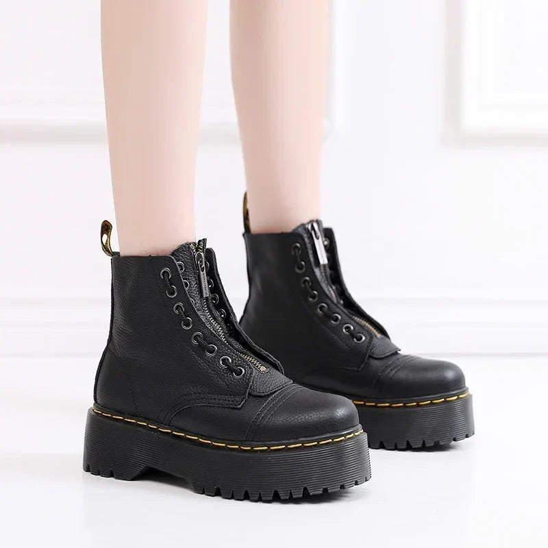 Franziska Chunky Sole Ankle Boots
