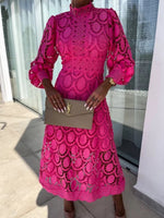 Claudia Elegant Long-Sleeve Party Dress