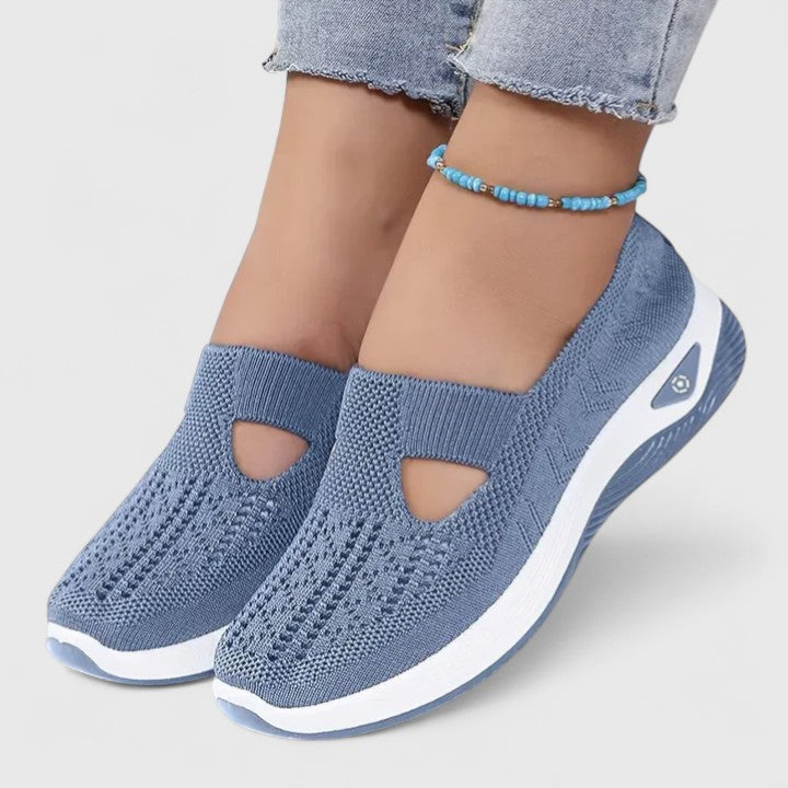 Regine Slip-On Breathable Mesh Walking Sneakers