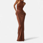 Kerstin Cut-Out Halter Maxi Dress