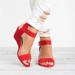 Johanna Ankle-Strap Block Heel Sandals