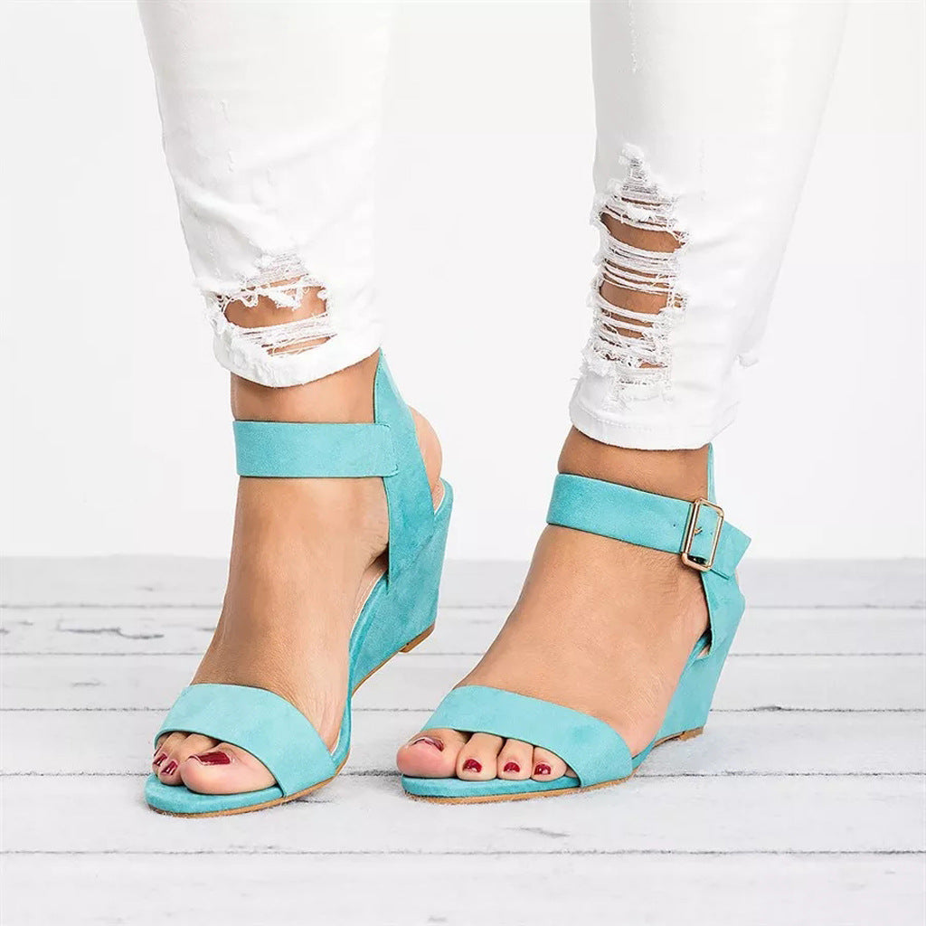 Johanna Ankle-Strap Block Heel Sandals