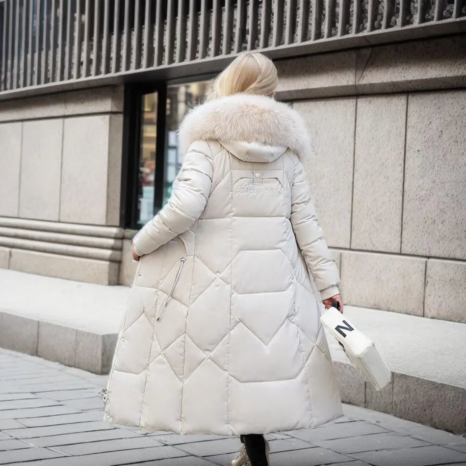 Katharina Long Quilted Down Coat
