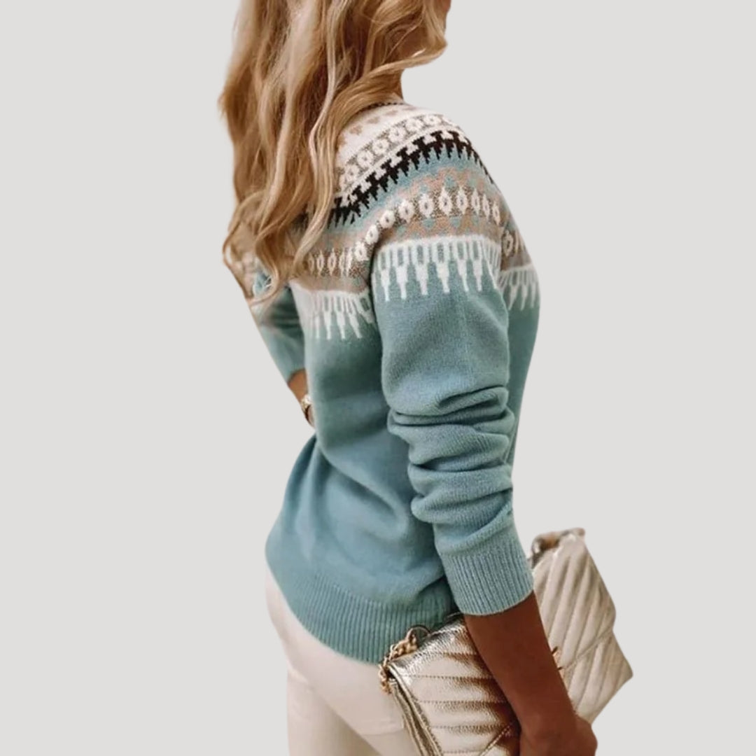 Jenny Fair Isle Knit Sweater