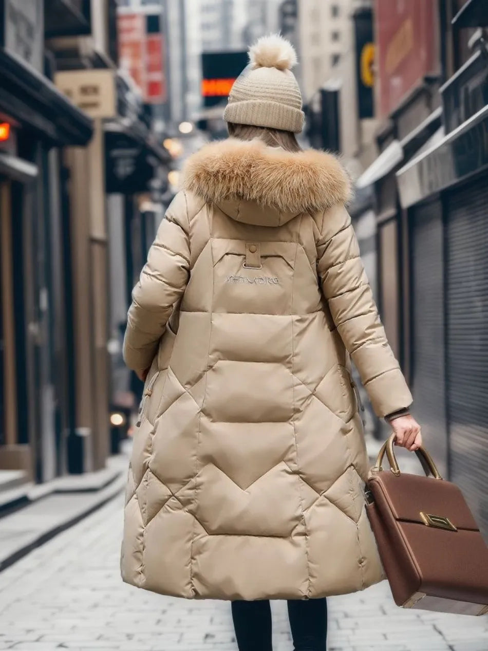 Katharina Long Quilted Down Coat