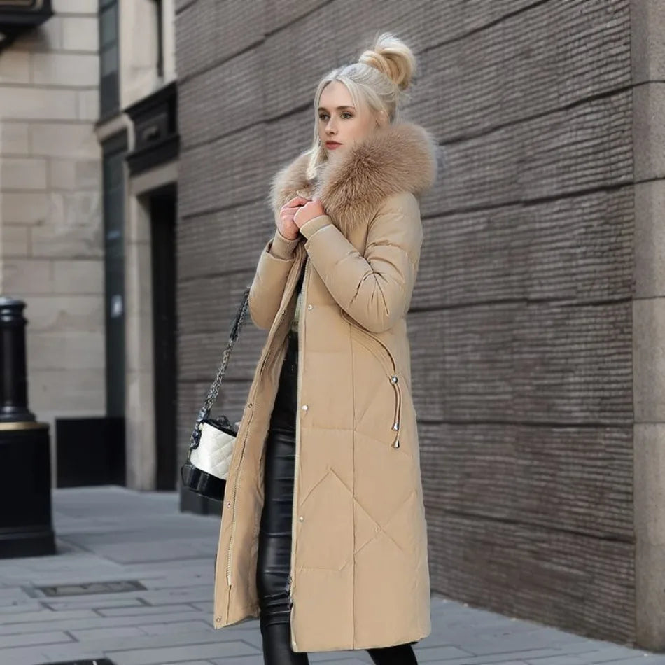 Katharina Long Quilted Down Coat