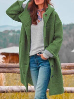 Selina Oversized Button-Front Coat