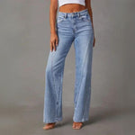 Carmen High-Rise Wide-Leg Denim Jeans