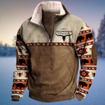 Emil Casual Half-Zip Winter Sweater