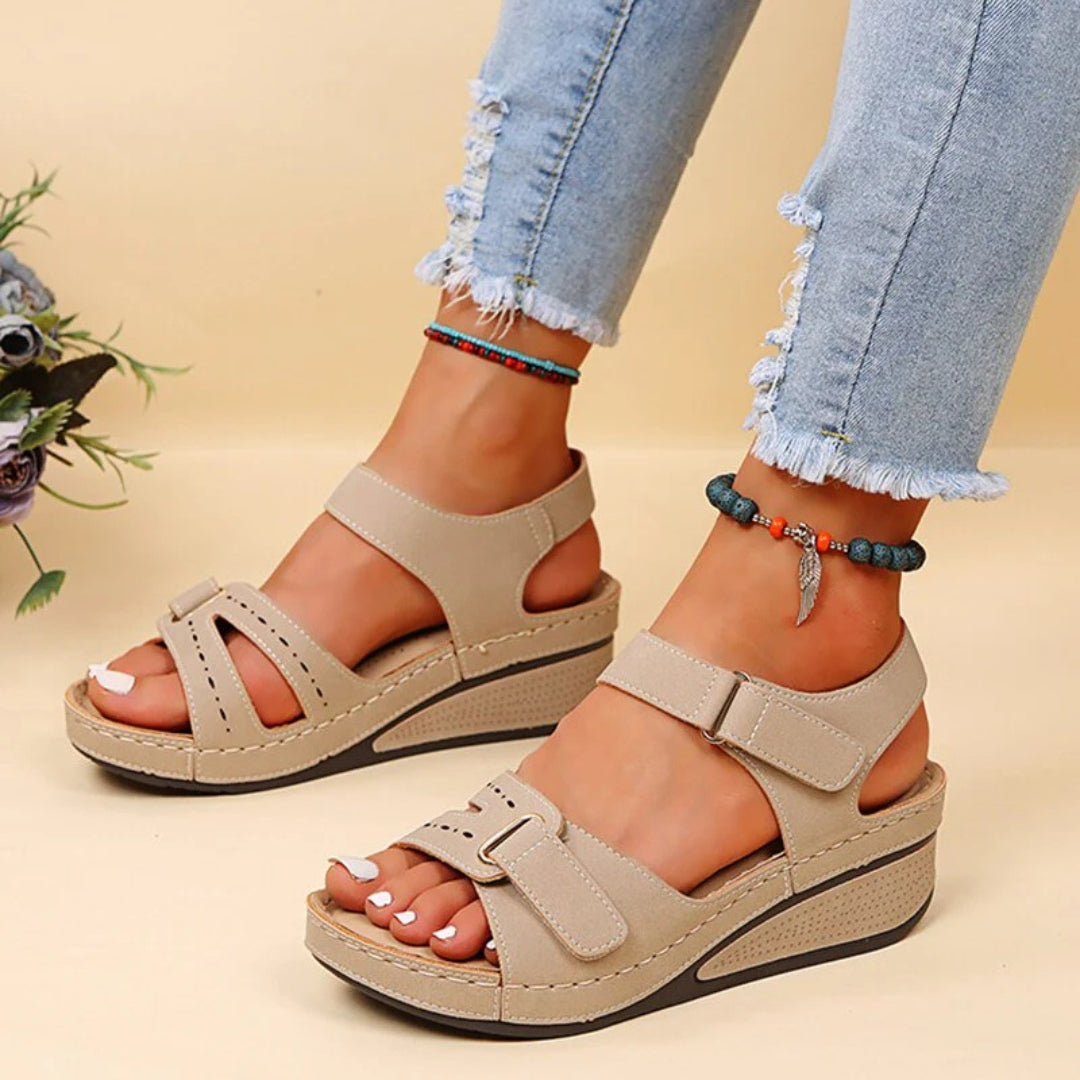 Kathrin Orthopedic Strap Platform Sandals