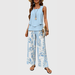 Karin Two-Piece Wide Leg Pants Set