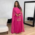 Felicia Cape Wedding Guest Maxi Dress