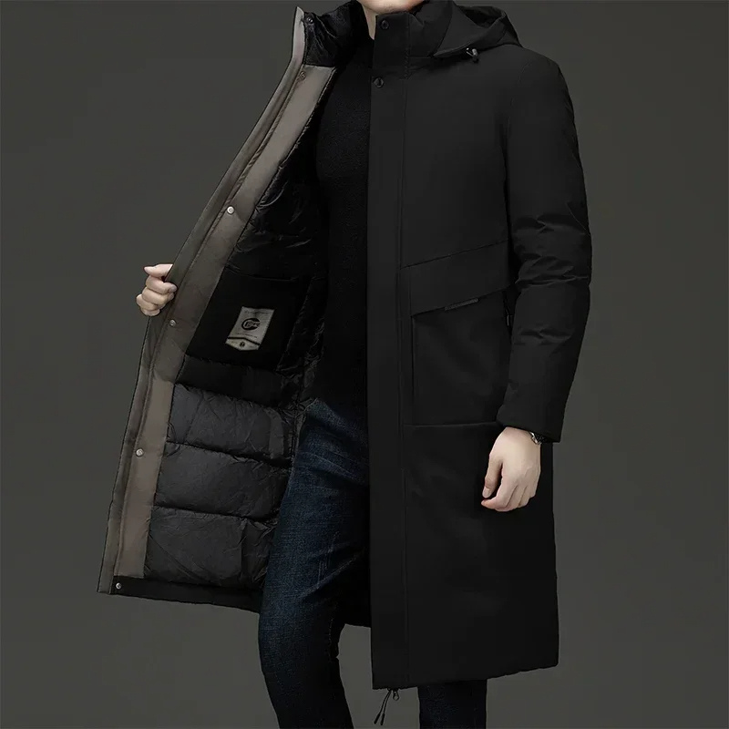 Alexander Long Quilted Hooded Winter Coat