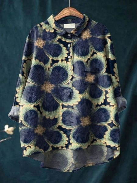 Monette | Floral Blouse, women's blouse – view 2