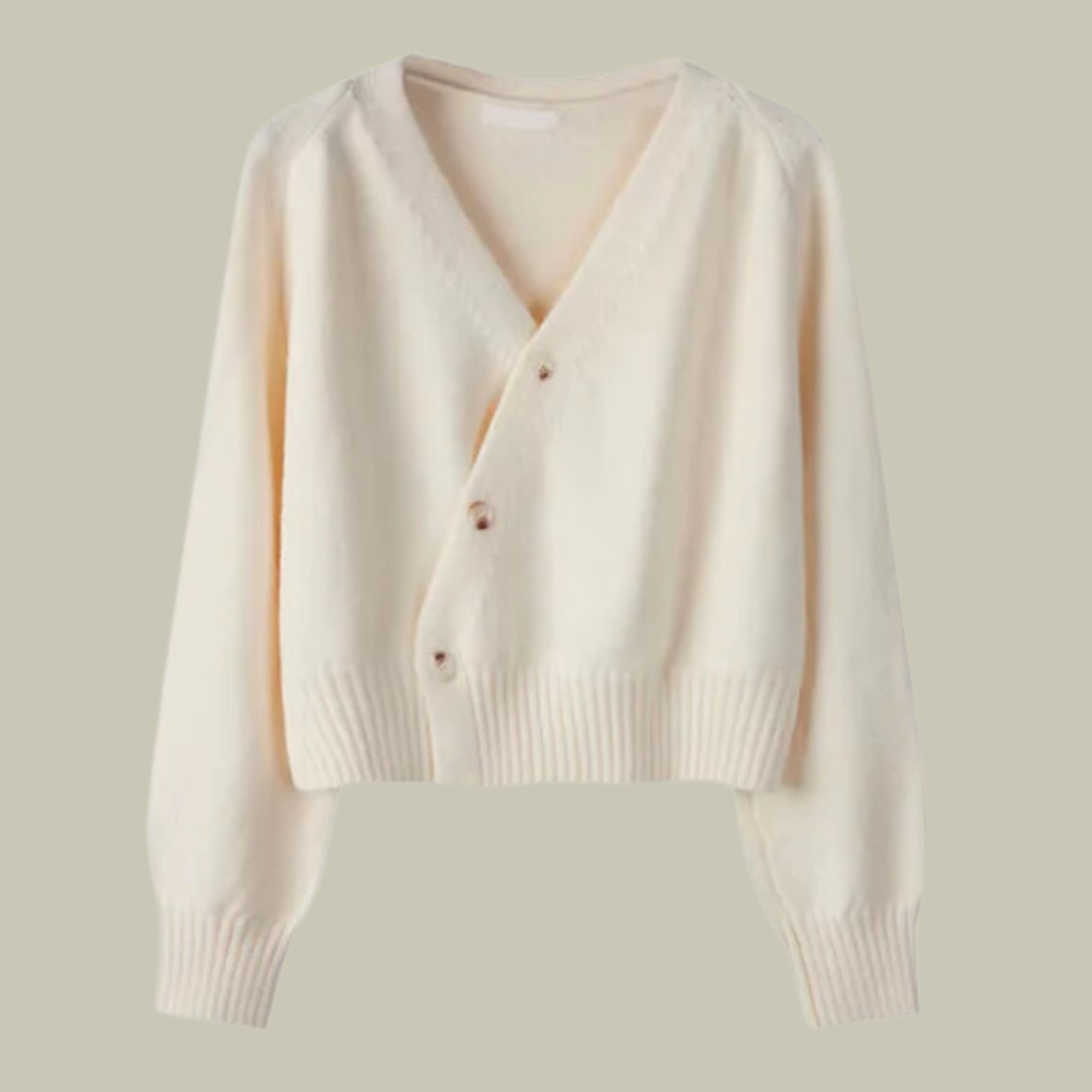 Marion Merino Wool V-Neck Cardigan