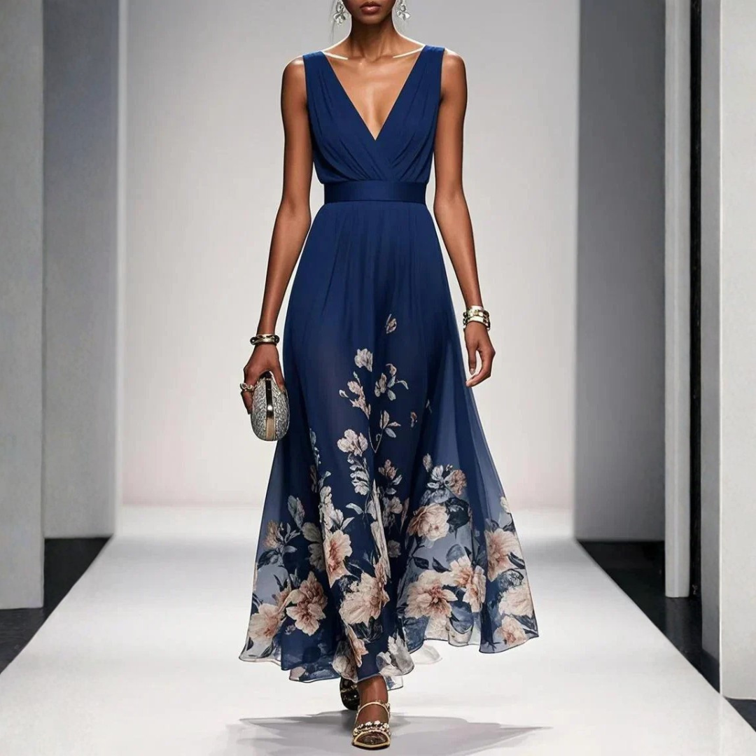 Britta Floral Maxi Dress for Wedding Guests
