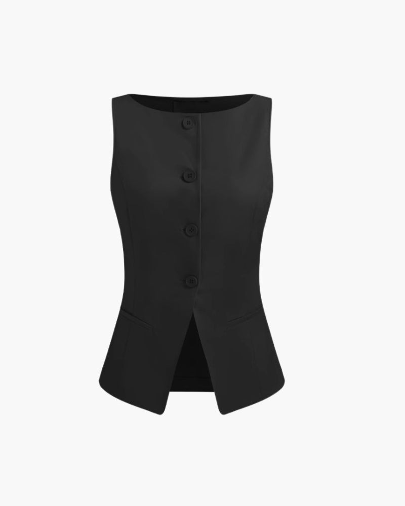 Savona Vest, women's tailored vest – view 2