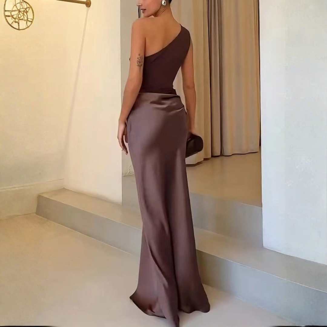 Hanna One-Shoulder Wedding Guest Evening Dress