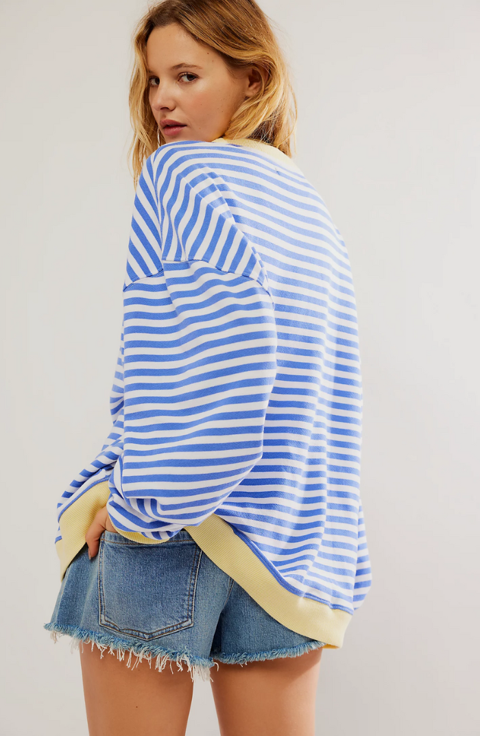 Anja Striped Crewneck Spring Sweater