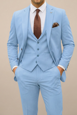 Elias Modern Three-Piece Suit Set