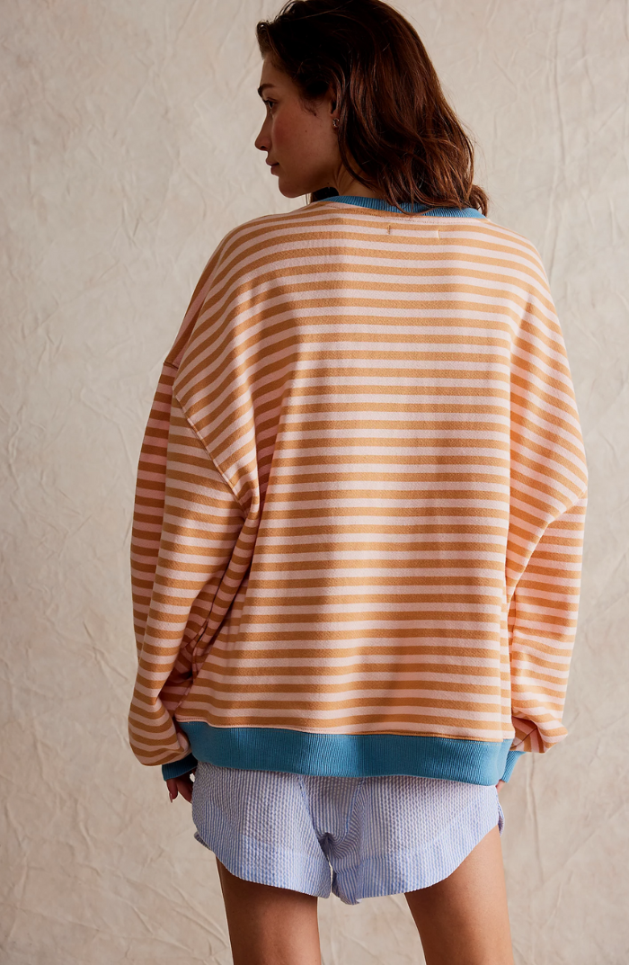 Anja Striped Crewneck Spring Sweater