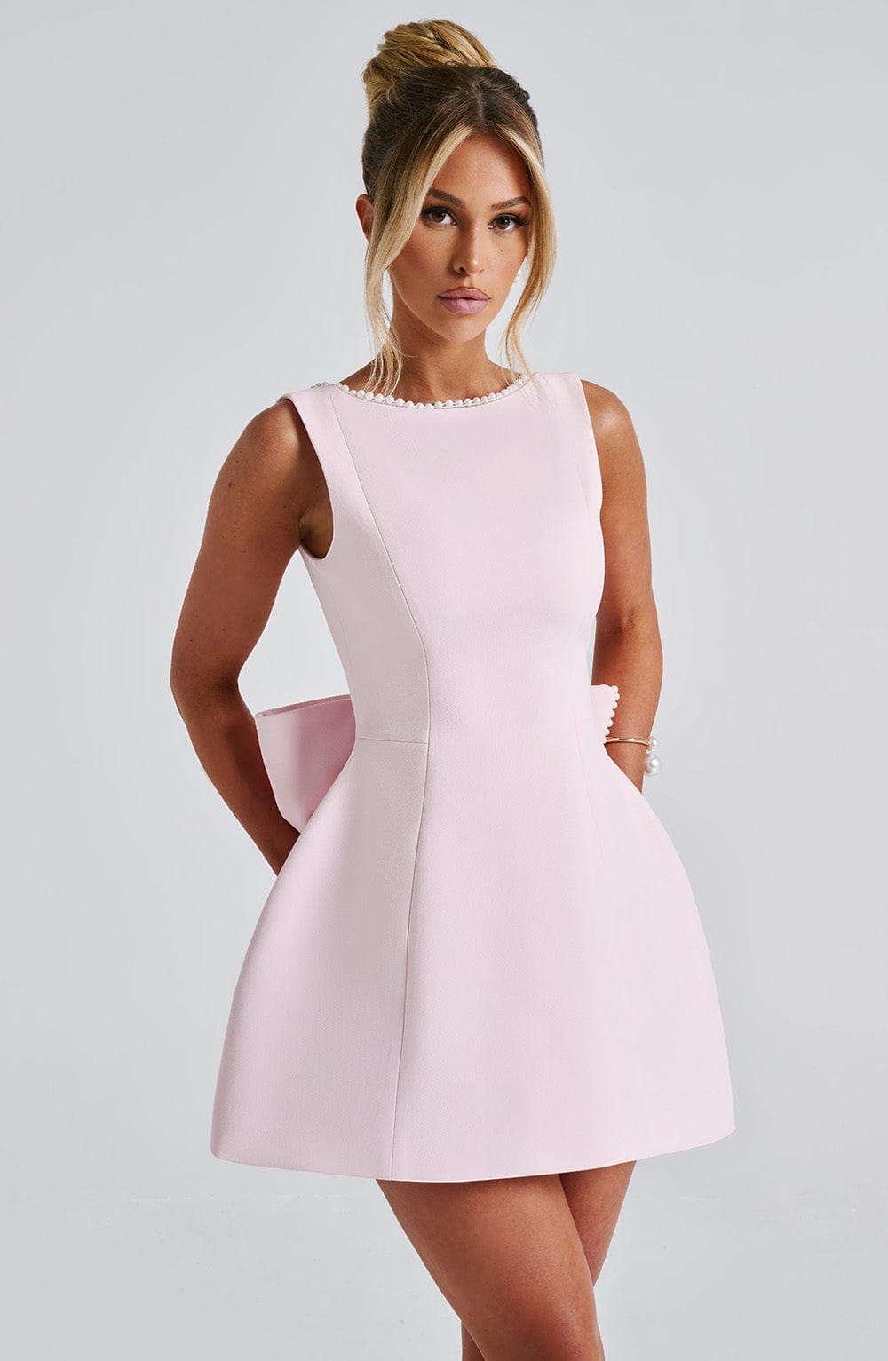 Magdalena Structured Mini Wedding Guest Dress