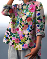 Monette | Floral Blouse, women's blouse – view 12