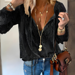 Tamara Elegant Boho V-Neck Blouse