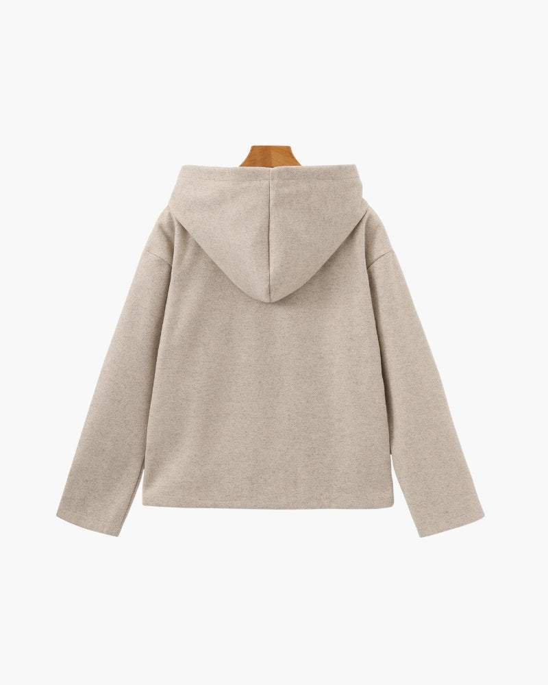 Marlow Wool Zip Coat, women's zip coat – view 4
