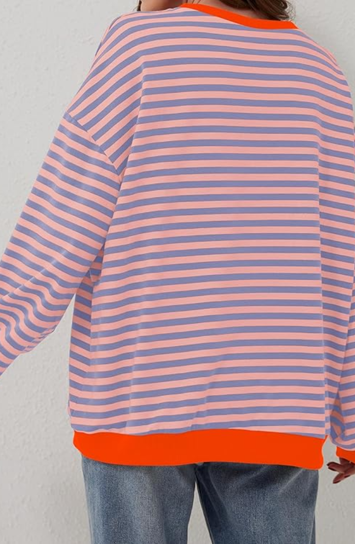 Anja Striped Crewneck Spring Sweater