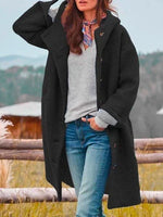 Selina Oversized Button-Front Coat
