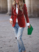 Sabina Classic One-Button Blazer