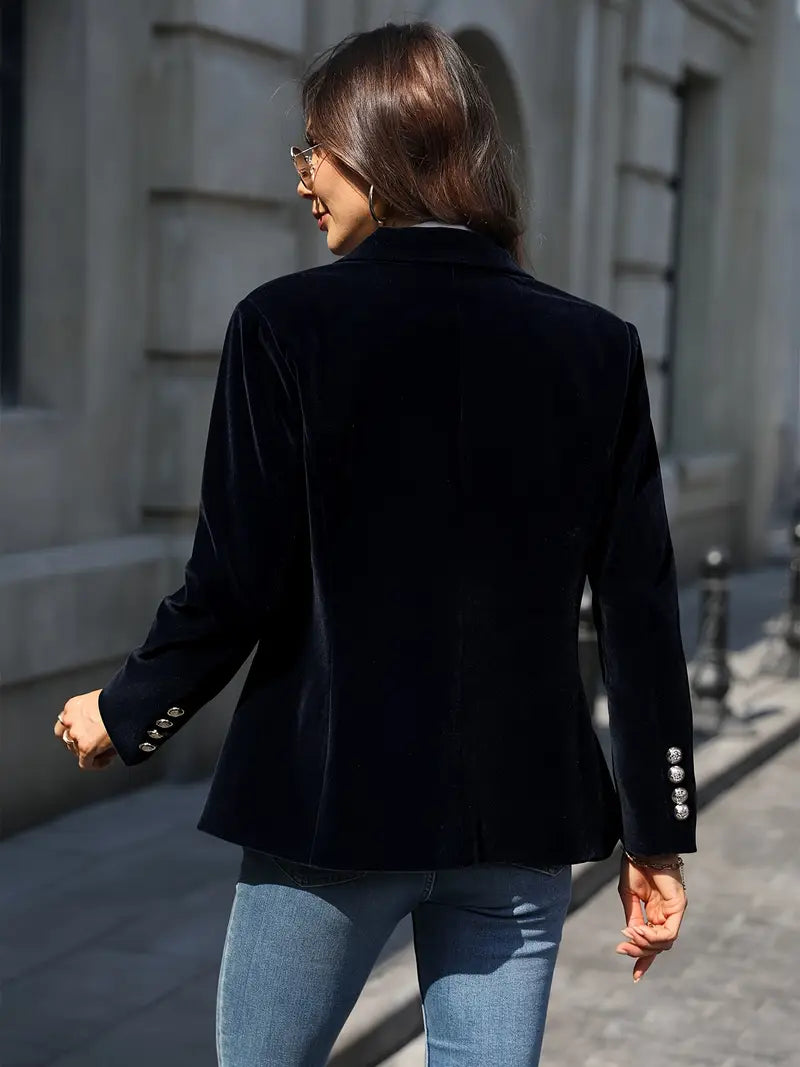 Sabina Classic One-Button Blazer