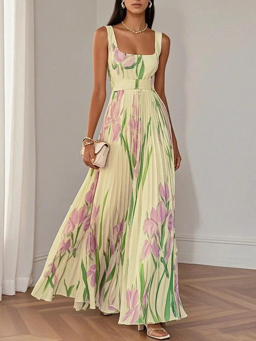 Brooklyn | Women’s Boho Floral Flowing A Line Dress