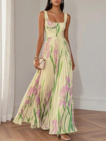 Brooklyn | Women’s Boho Floral Flowing A Line Dress