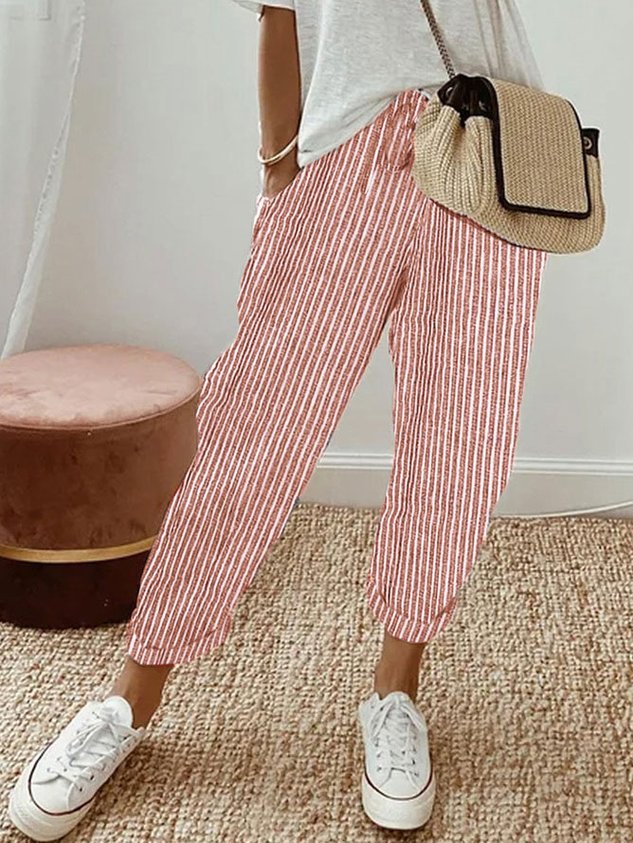 Helga Casual Linen Pants