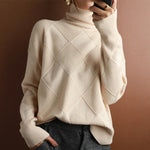 Natalie Cozy Cable Knit Turtleneck Sweater