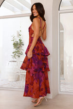 Emilia Floral Tiered Maxi Dress